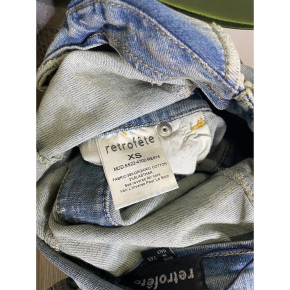 Retrofete Fallon Dress Porcelain Blue Women's Size XS - Picture 9 of 13